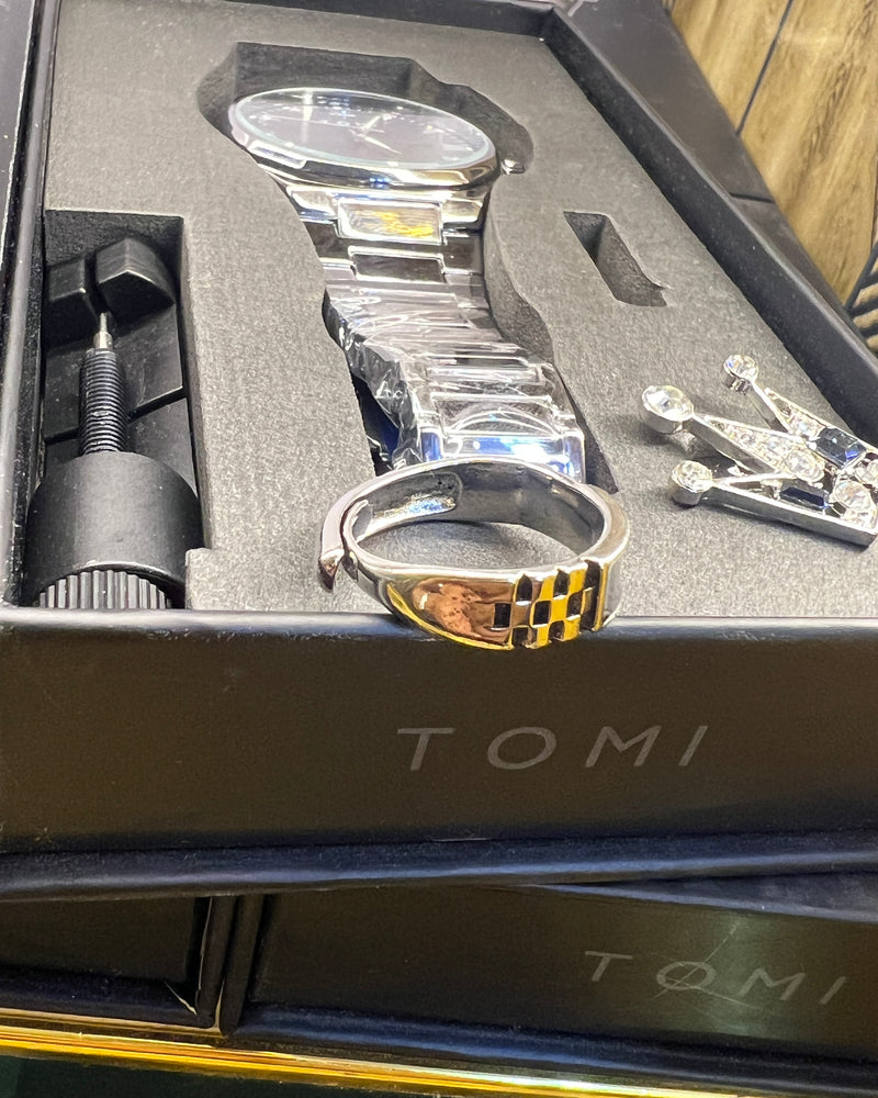 TOMI Luxury Stainless Steel Premium Gift Box Set