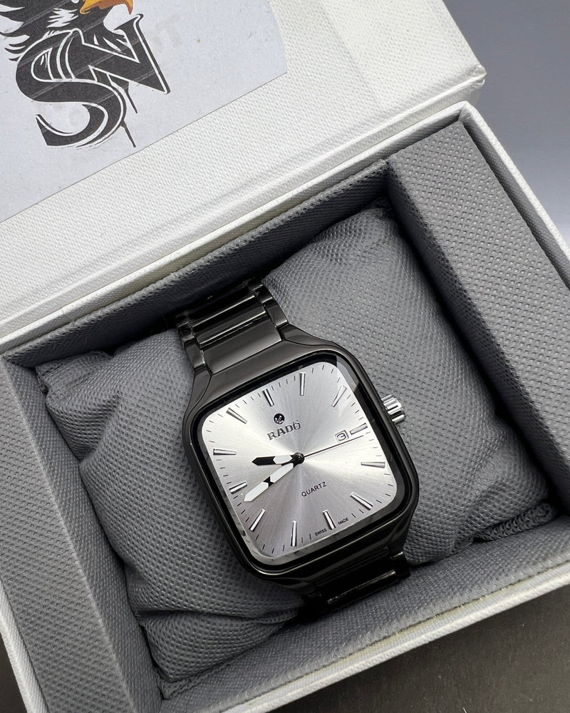 RADO Square Dial Black Chain