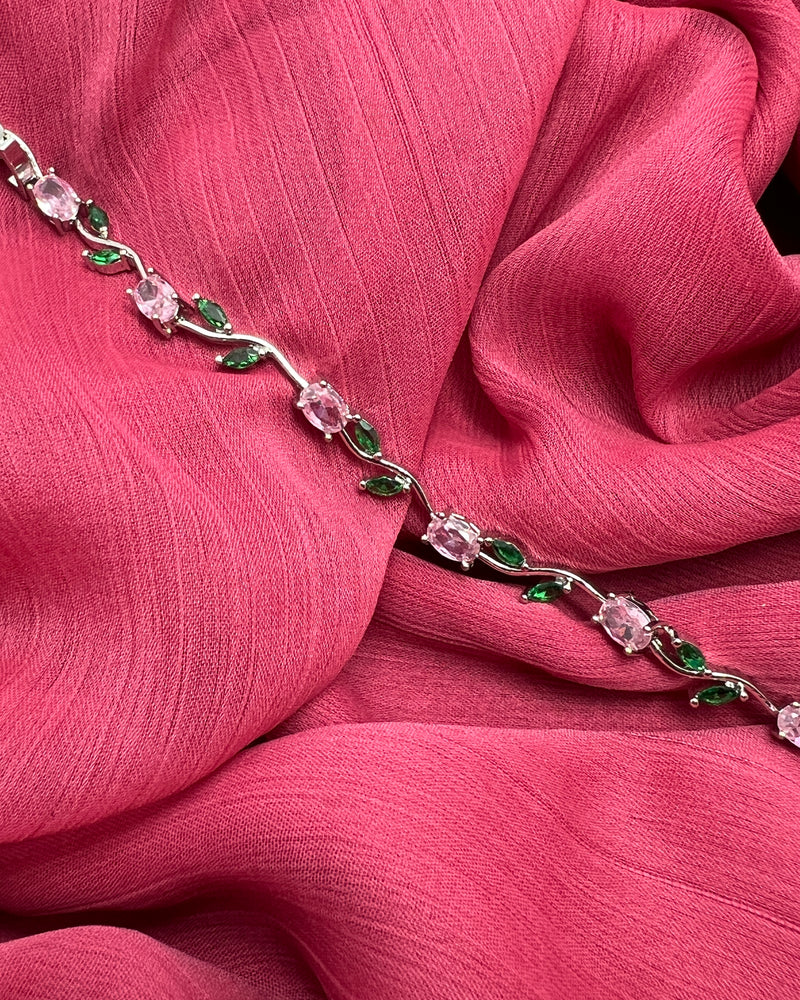 Luxury Tulip Crystal Bracelet for Women | Premium Zircon Stone SHZAM Lifestyle