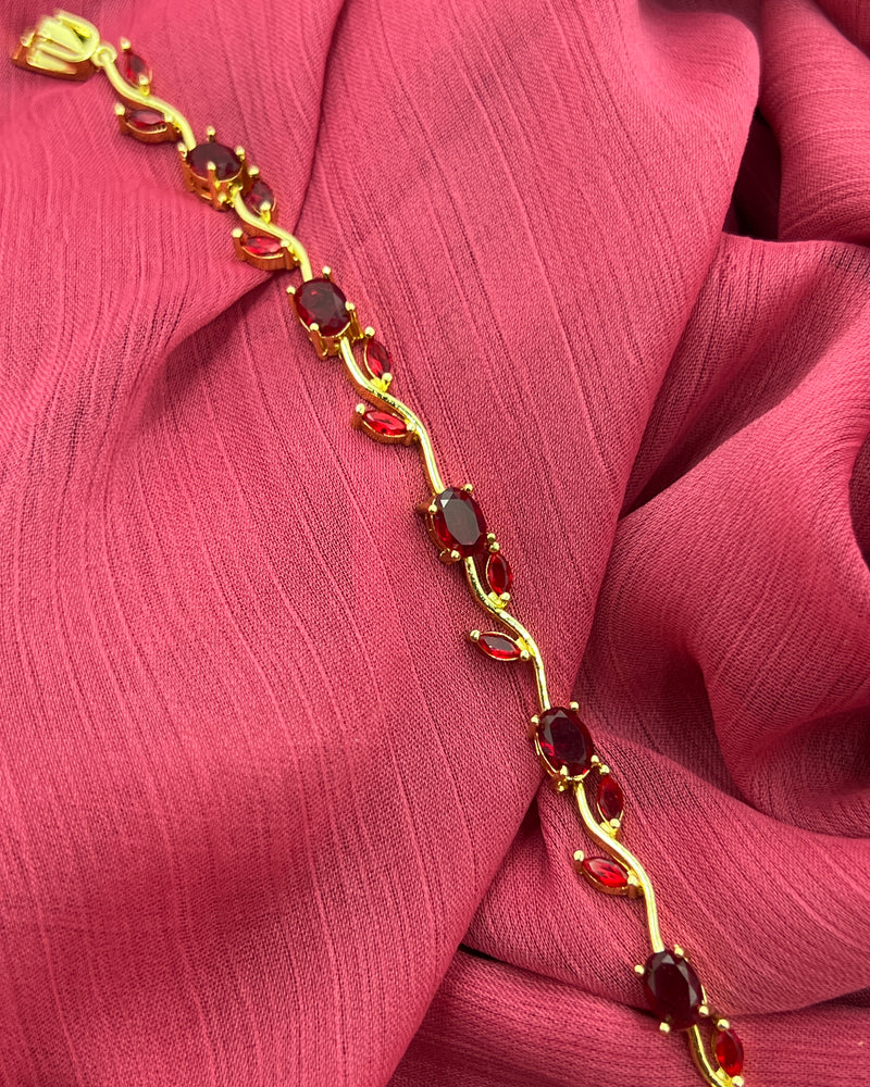 Luxury Tulip Crystal Bracelet for Women | Premium Zircon Stone SHZAM Lifestyle