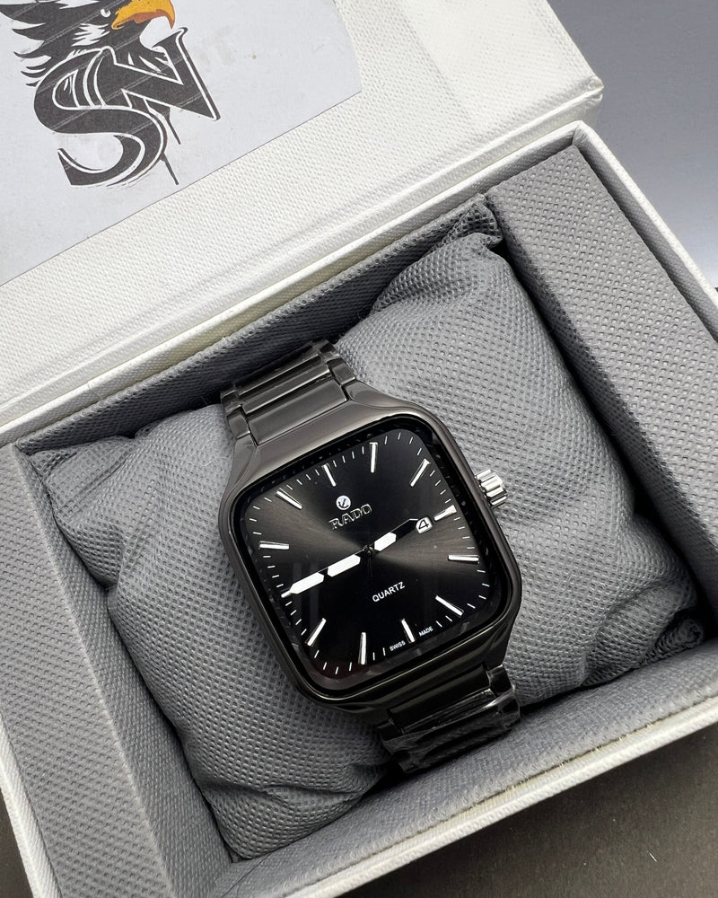 RADO Square Dial Black Chain